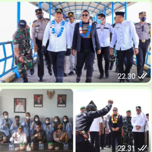 Menantu Wapres Kunjungi Meranti, Bupati Adil Minta Program Pembangunan